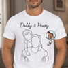 Custom Photo T-shirt, Hoodie - Personalized Father's Day, Baby Shower, Gender Reveal Gifts For New Moms, New Dads, New Parents - Hello Tiny Best Friend
