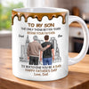 Custom 3D Inflated Effect Printed Mug - Personalized Father's Day Birthday Gifts For Son, Dad, Mom - Fatherhood Looks Good On You