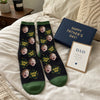 Custom Photo Middle Tube Socks - Personalized  Father's Day Birthday Gifts For Dad, Grandpa - Super Dad, Super Cool