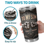 Custom Tumbler - Personalized Father's Day Birthday Gifts For Son - Never Forget How Proud I Am
