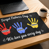 Custom Desk Mat -  Personalized Father's Day Birthday Gifts For Dad, Grandpa - Tiny Hands, Big Love For Daddy