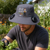 Custom Hat With Fans Solar Power - Personalized Garden Gifts For Gardeners - Let Her Garden Grow
