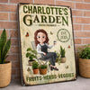 Custom Home Decor Metal Sign - Personalized  Birthday Garden Gifts For Gardeners - My Little Green Paradise