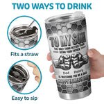 Custom Tumbler - Personalized Father's Day Birthday Gifts For Son - Never Forget How Loved You Are