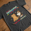 Custom Unisex T-shirt, Hoodie - Personalized Father's Day Birthday Gifts For Cat Lovers, Cat Dad - My Kids Say Meow
