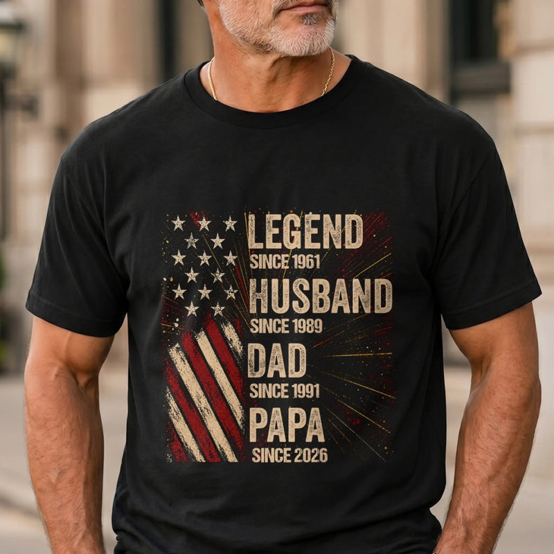 Custom T-shirt, Hoodie - Personalized Father's Day Birthday Gifts For Dad, Grandpa - Built By Family Love
