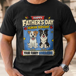 Custom Unisex T-shirt, Hoodie - Personalized Father's Day Birthday Gifts For Dog Lovers, Dog Dad - Human Staff Of The Year
