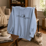 Custom Unisex Sweatshirt, Hoodie With Design On Sleeve - Personalized Christmas Birthday Gifts For Dog Cat Lovers, Dog Dad And Mom, Cat Owners - My Heart Runs On Paw Power
