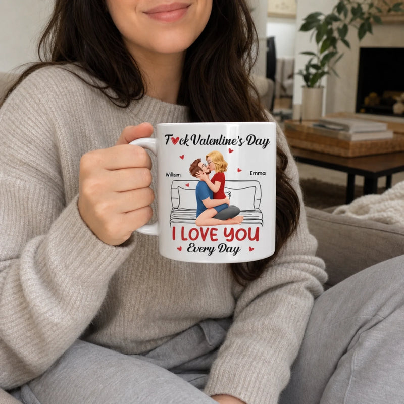 Custom Mug - Personalized Anniversary Wedding Gifts For Husband And Wife, Him And Her - One Life One Love