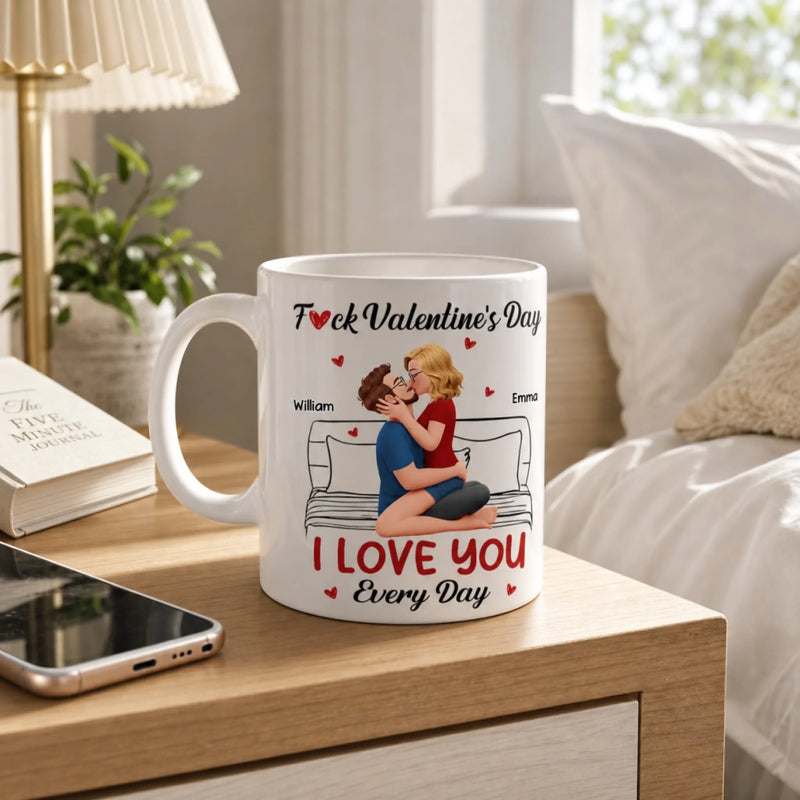 Custom Mug - Personalized Anniversary Wedding Gifts For Husband And Wife, Him And Her - One Life One Love