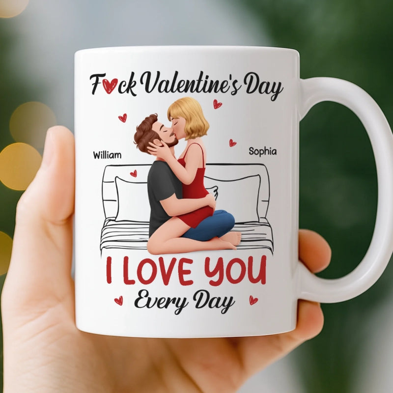 Custom Mug - Personalized Anniversary Wedding Gifts For Husband And Wife, Him And Her - One Life One Love