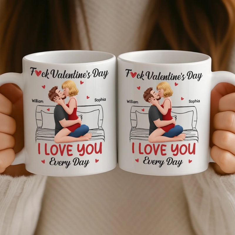 Custom Mug - Personalized Anniversary Wedding Gifts For Husband And Wife, Him And Her - One Life One Love