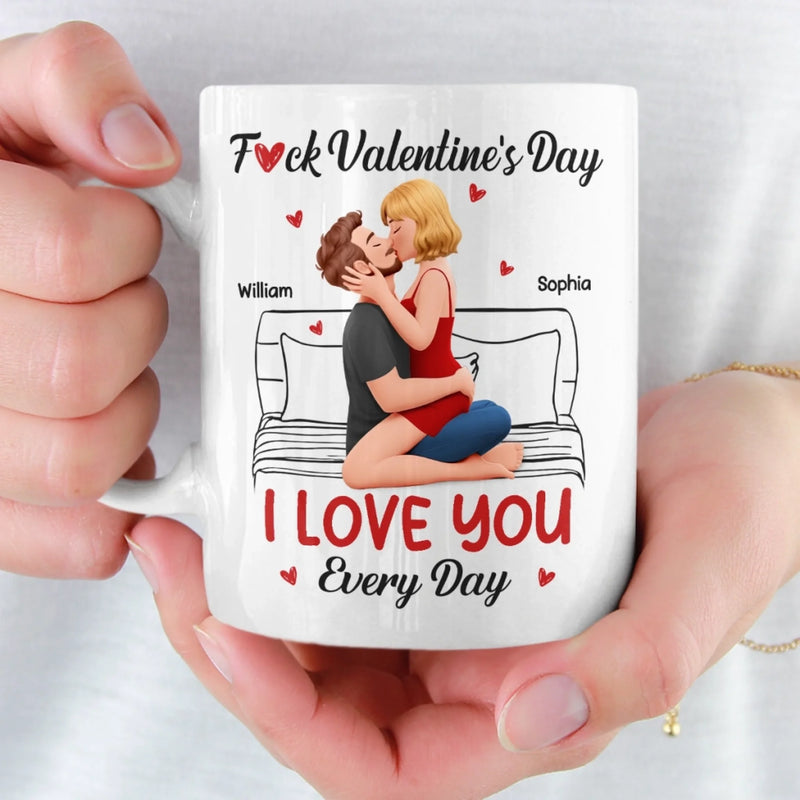 Custom Mug - Personalized Anniversary Wedding Gifts For Husband And Wife, Him And Her - One Life One Love