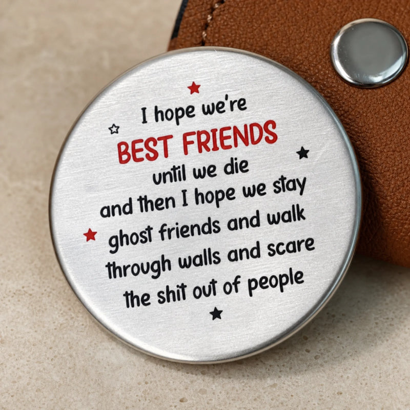 Custom Pocket Hug - Personalized Best Friend Birthday Gifts For Women, Besties, Sisters, BFF - Always With You Bestie