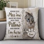 Custom Pet Photo Memorial Gifts for Dog Lovers - Personalized Pillow