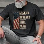 Custom T-shirt, Hoodie - Personalized Father's Day Birthday Gifts For Dad, Grandpa - Legendary Since Day One