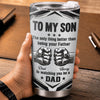 Custom Tumbler - Personalized Father's Day Birthday Gifts For Son - My Son My Greatest Adventure