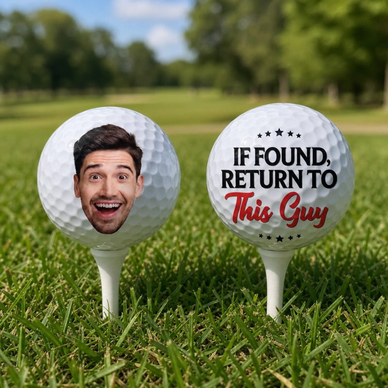 Custom Photo Life Is Better When You Are Golfing - Personalized Custom Golf Ball - Gift For Men, Golfers