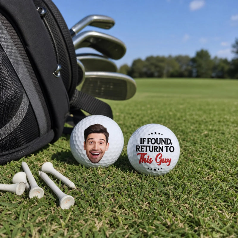 Custom Photo Life Is Better When You Are Golfing - Personalized Custom Golf Ball - Gift For Men, Golfers