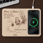 Custom Charging Mat - Personalized Birthday Gifts For Teachers - Never Forget Your Impact