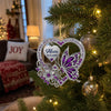 Custom Acrylic Ornament - Personalized Christmas Memorial Sympathy Gifts For Loss Of Mom, Dad - Love Echoes Through Time