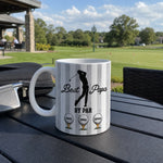Custom Mug - Personalized Father's Day Birthday Golf Gifts For Dad, Grandpa - Swing Easy Enjoy Life