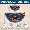 Custom Non-Pleated Fan Flag -  Personalized America 250th Anniversary Gifts For Mom, Dad, Brother, Sister, Kids - United By Liberty