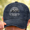 Custom Cap - Personalized Father's Day Birthday Gifts For Dad, Grandpa, Family, Yourself - Fueled By Speed And Coffee