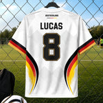 Custom Men's Germany 2026 Jersey Shirt - Personalized Birthday Gifts For Soccer Lovers, Sports Fans, Sports Lovers - Chasing Goals And Glory
