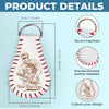 Custom Photo Baseball Leather Keychain - Personalized Father's Day Birthday Gifts For Dad, Grandpa, Baseball Lovers, Sports Fans, Sports Lovers - Baseball State Of Mind