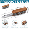 Custom 15-in-1 Pocket Multi Tool - Personalized Father's Day Birthday Gifts For Dad, Grandpa - Dad’s Survival Tool