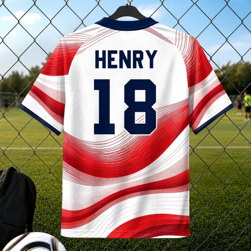 Custom Men's USA 2026 Jersey Shirt - Personalized Birthday Gifts For Soccer Lovers, Sports Fans, Sports Lovers - Unstoppable On The Field