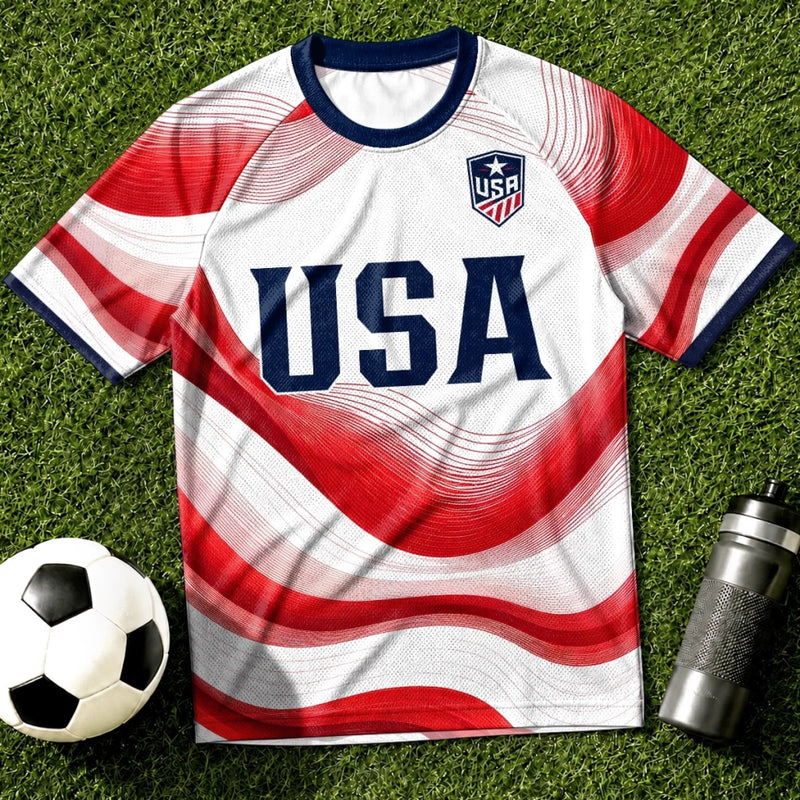 Custom Men's USA 2026 Jersey Shirt - Personalized Birthday Gifts For Soccer Lovers, Sports Fans, Sports Lovers - Unstoppable On The Field