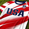 Custom Men's USA 2026 Jersey Shirt - Personalized Birthday Gifts For Soccer Lovers, Sports Fans, Sports Lovers - Land Of The Free, Home Of Soccer