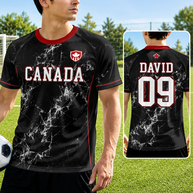 Custom Men's Canada 2026 Jersey Shirt - Personalized Birthday Gifts For Soccer Lovers, Sports Fans, Sports Lovers - Repping The Tournament Kings