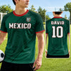 Custom Men's Mexico 2026 Jersey Shirt - Personalized Birthday Gifts For Soccer Lovers, Sports Fans, Sports Lovers - The Emerald Green Football Era