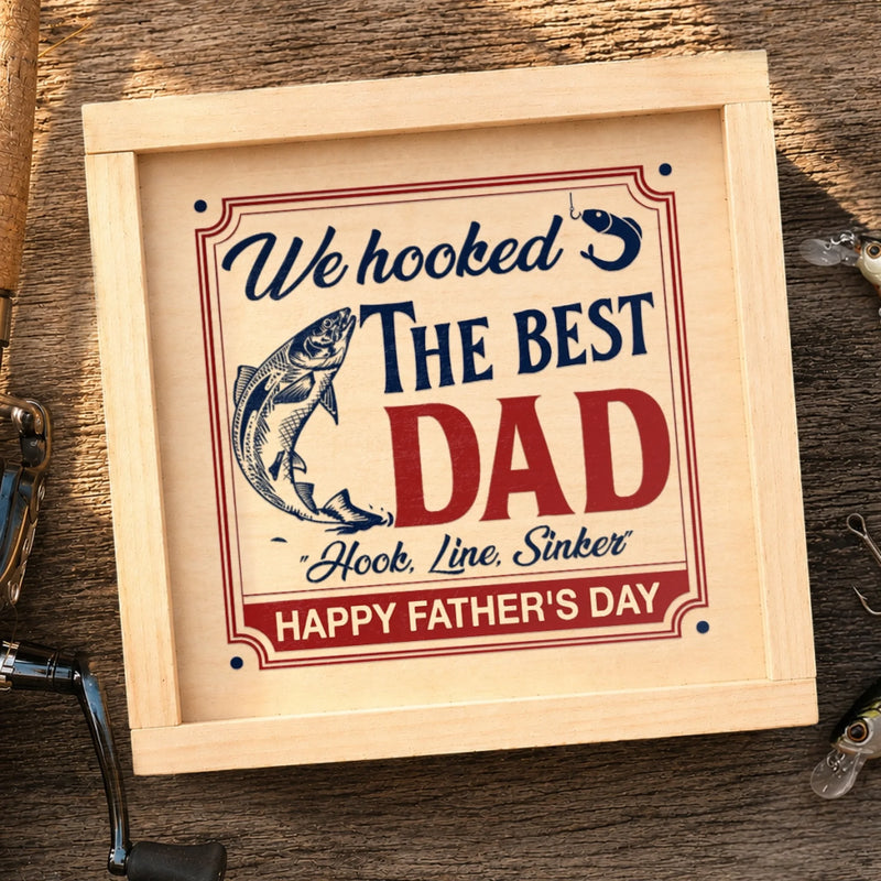 Custom Fishing Lure - Personalized Father's Day Fishing Gifts For Fisherman, Dad, Grandpa - Hooked On Fishing Life