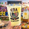 Custom International Soccer Tournament Party Cups - Personalized Birthday Gifts For Soccer Lovers, Sports Fans, Sports Lovers - Crowned With Soccer Glory