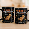 Custom Black Mug - Personalized Mother's Day Father's Day Gifts For Dog Cat Lovers, Dog Dad And Mom, Cat Owners - Sorry For The Chaos