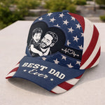 Custom Photo Cap - Personalized Father's Day Birthday Gifts For Dad, Grandpa - Timeless Style Timeless Love
