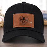Custom Photo Leather Patch Hat - Personalized Birthday Gifts For Dog Cat Lovers, Dog Dad And Mom, Cat Owners - My Favorite Squad Ever