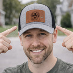 Custom Photo Leather Patch Hat - Personalized Birthday Gifts For Dog Cat Lovers, Dog Dad And Mom, Cat Owners - My Favorite Squad Ever