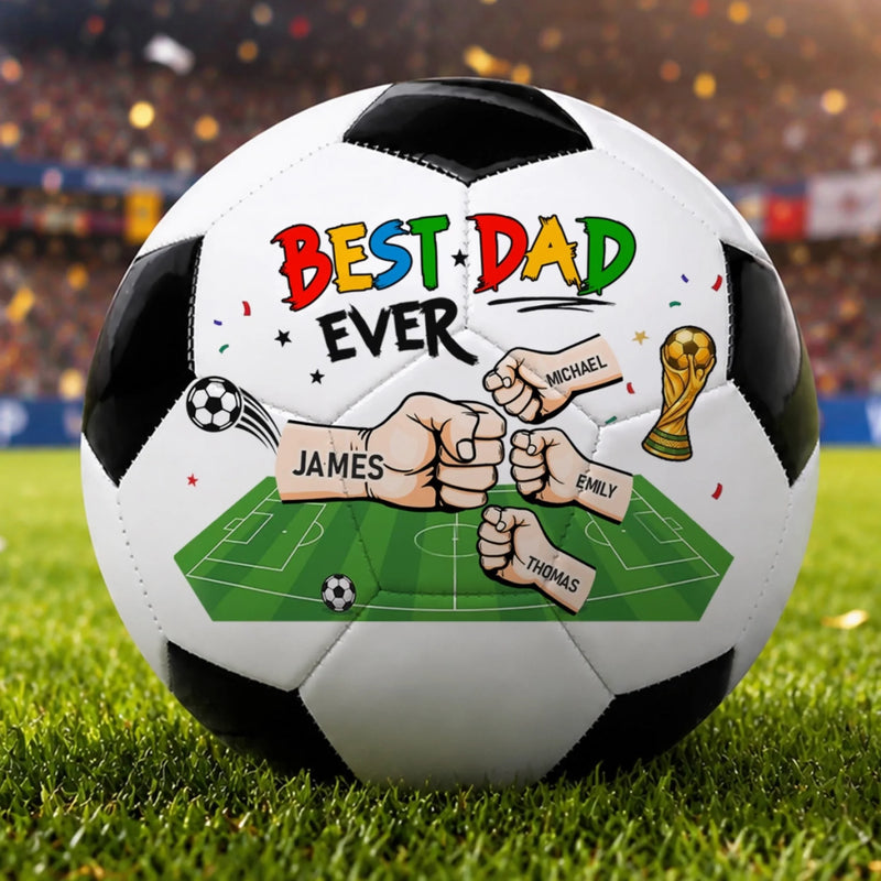 Custom Men's LA 2026 Soccer Dad Soccer Ball – Personalized Father's Day Gifts For Dad, Grandpa, Soccer Lovers, Sports Fans, Sports Lovers – Soccer Is Always A Good Idea