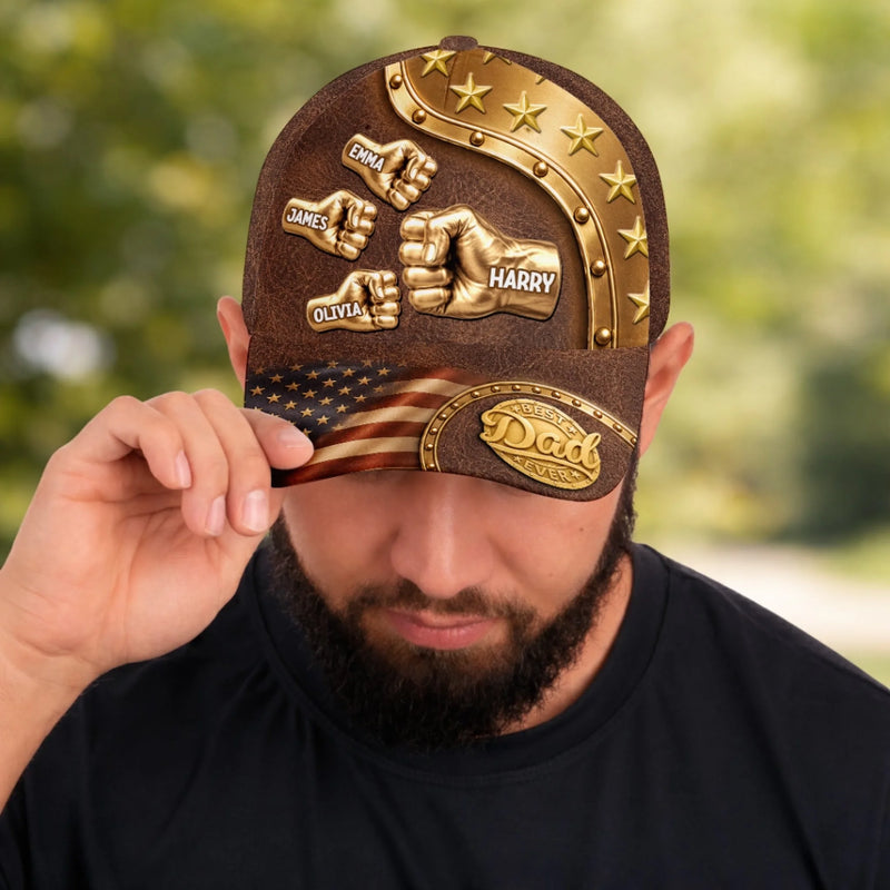 Custom Cap - Personalized Father's Day Birthday Gifts For Dad, Grandpa - Every Great Family Has A Great Dad
