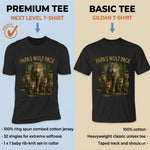 Custom Unisex T-shirt, Premium T-shirt, Hoodie - Personalized Father's Day Birthday Gifts For Dad, Grandpa - Papa’s Wolf Pack