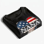 Custom T-shirt, Premium T-shirt, Hoodie - Personalized 4th Of July Gifts For Mom, Grandma - Blessed With Generations Of Love