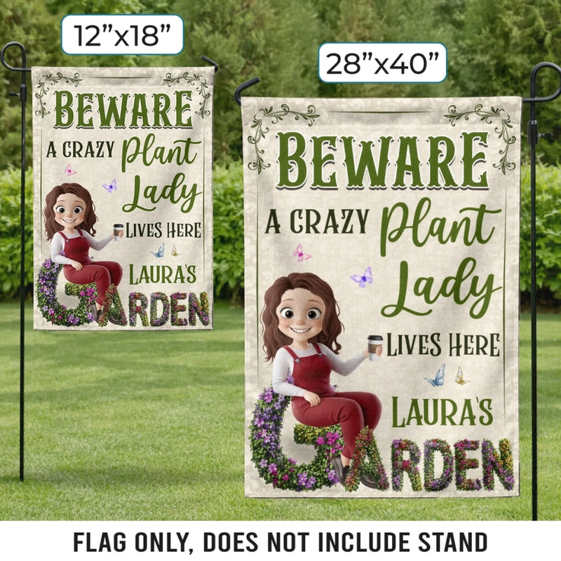 Custom Flag - Personalized Birthday Garden Gifts For Gardeners - Greeting You With Fresh Blooms
