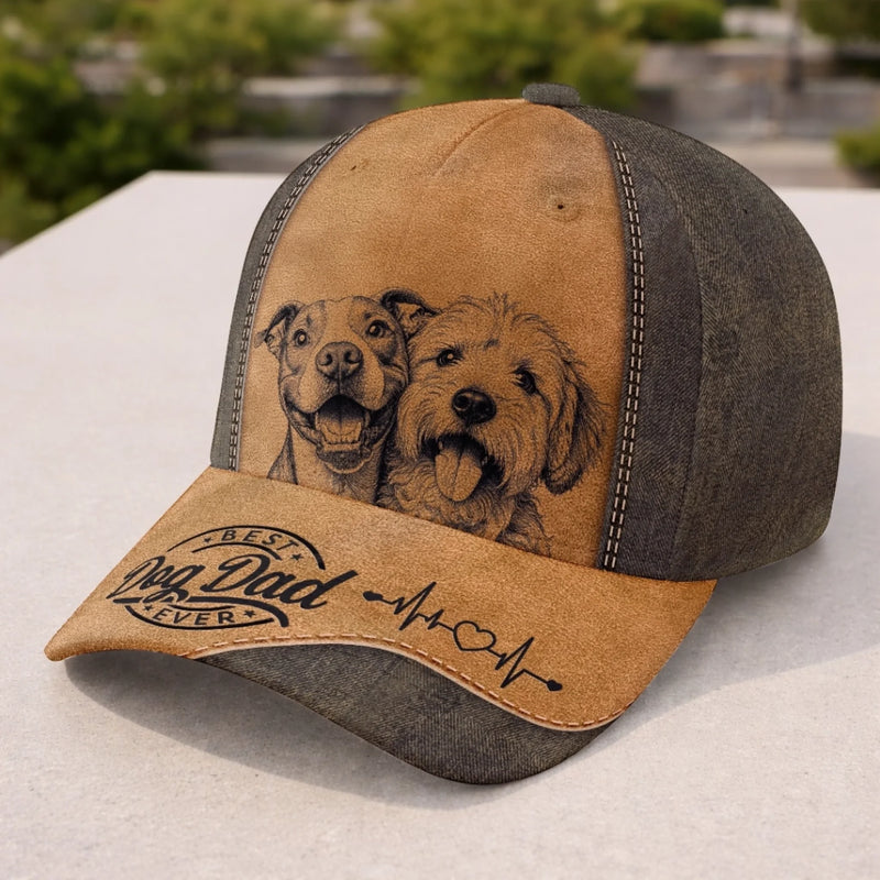 Custom Photo Cap - Personalized Birthday Gifts For Dog Cat Lovers, Dog Dad And Mom, Cat Owners - Furry Smiles On Repeat