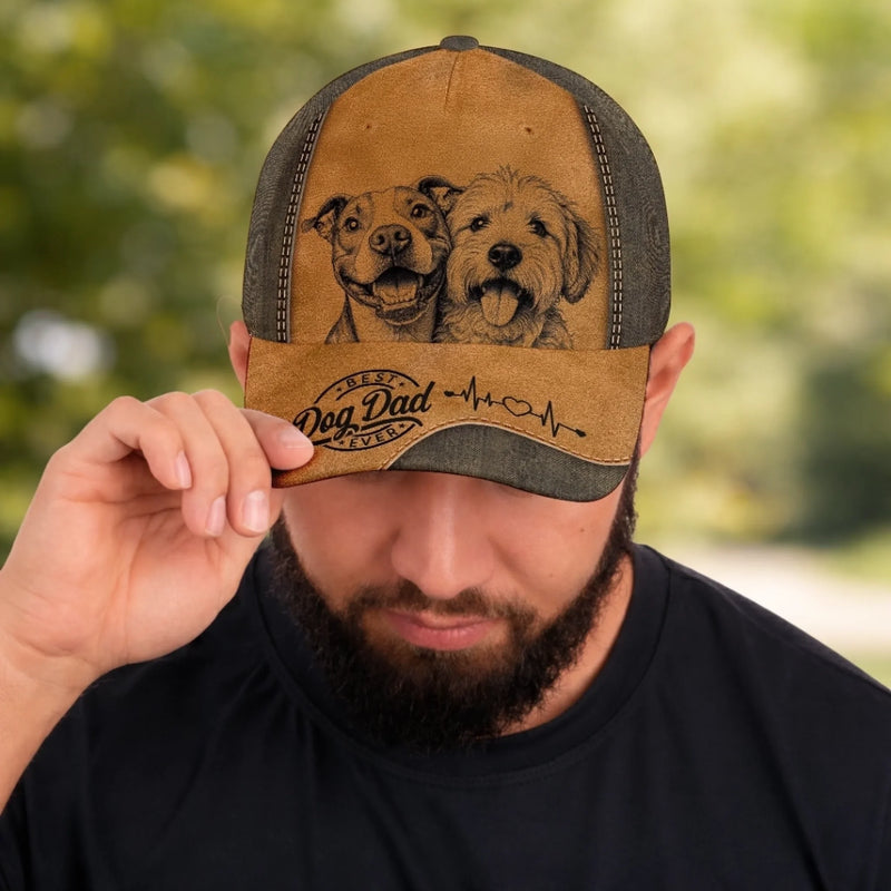 Custom Photo Cap - Personalized Birthday Gifts For Dog Cat Lovers, Dog Dad And Mom, Cat Owners - Furry Smiles On Repeat
