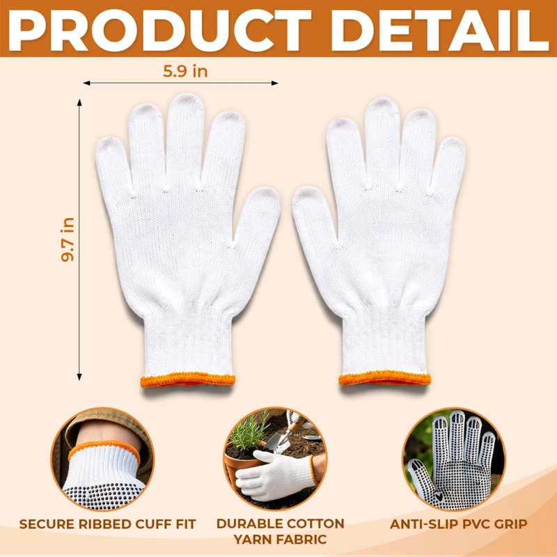Custom Gardening Gloves - Personalized Birthday Garden Gifts For Gardeners - Growing Love, One Plant Daily